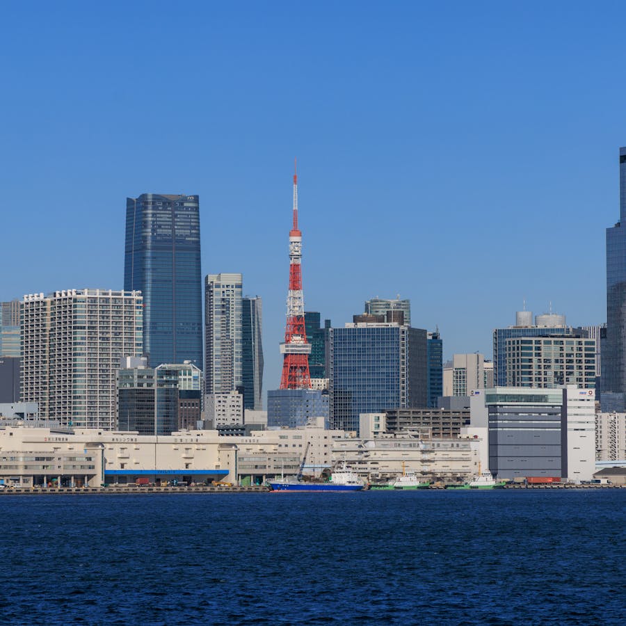 Tokyo skyline with Tokyo Tower