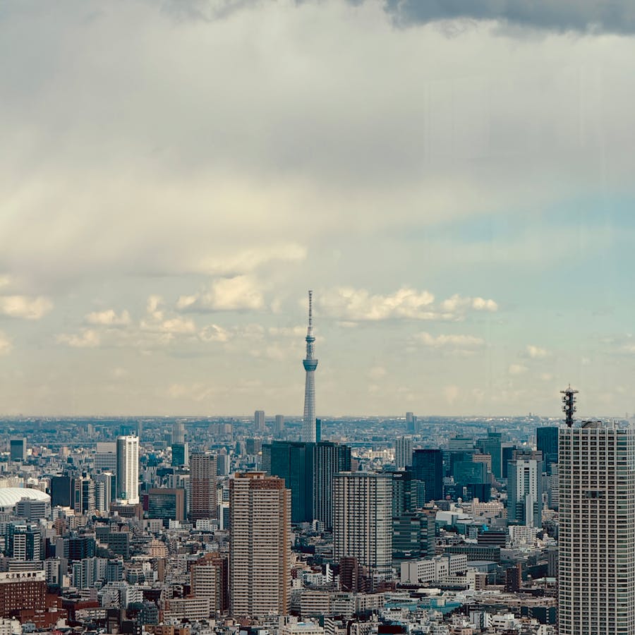Tokyo skyline with Skytree